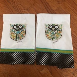 Glory Haus owl tea kitchen towels